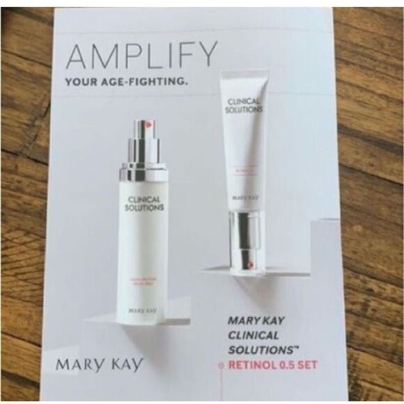 Mary Kay Clinical Solutions Box Set Age Fighting Skincare Retinol .5 Giftbox New - Picture 11 of 12